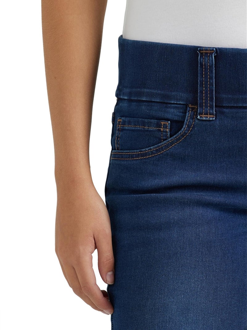Riders by Lee Indigo womens Pull on Waist Smoother Bootcut Jeans, Dark Wash, 18 US - Image 2